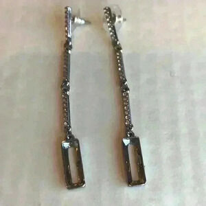Nine West New Rhinestone Dangle Earrings